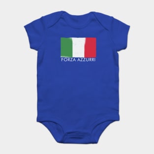 Italy soccer jersey italy football forza azzurri forza italia Baby Bodysuit